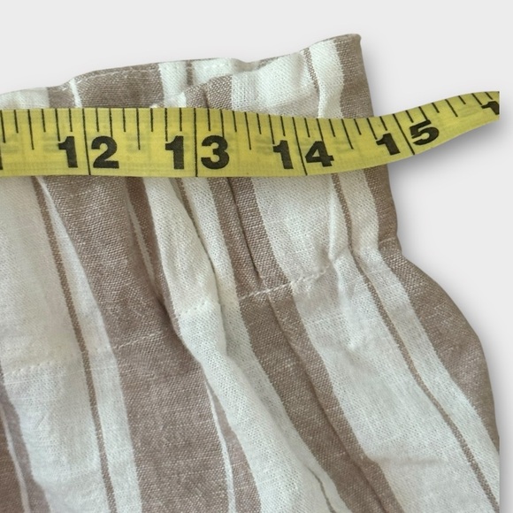 Knot Sisters Linen Blend Striped Wide-Leg Pants - Picture 5 of 6